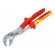 Pliers | insulated,adjustable | 0-46 mm nuts,pipes Ø 2" | 1kVAC image 1