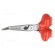 Pliers | insulated,curved,elongated | alloy steel | 200mm | 1kVAC image 3