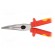 Pliers | insulated,curved,half-rounded nose | 200mm фото 2