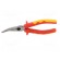 Pliers | insulated,curved,half-rounded nose | 200mm фото 5