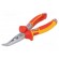 Pliers | insulated,curved,telephone | 170mm | Cut: with side face image 1