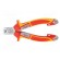 Pliers | insulated,curved,telephone | 170mm | Cut: with side face image 2