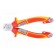 Pliers | insulated,half-rounded nose,telephone,elongated | 170mm фото 2