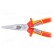 Pliers | insulated,half-rounded nose,telephone,elongated | 170mm фото 3