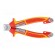 Pliers | insulated,half-rounded nose,telephone,elongated | 205mm image 2