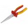 Pliers | insulated,straight,half-rounded nose | 200mm | 1kVAC image 1