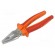 Pliers | insulated,universal | carbon steel | 220mm | 406/1VDEBI image 1
