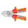 Pliers | side,cutting,insulated | 145mm | Cut: with side face image 3
