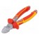 Pliers | side,cutting,insulated | 160mm | Cut: with side face image 1