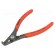Pliers | for circlip | external | 10÷25mm | Pliers len: 130mm | angular image 1