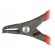 Pliers | for circlip | external | 10÷25mm | Pliers len: 130mm | angular image 4