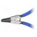 Pliers | for circlip | external | 12÷28mm | Pliers len: 125mm | angular image 3