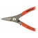 Pliers | for circlip | external | 3÷10mm | Pliers len: 140mm | straight image 2