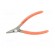 Pliers | for circlip | external | 3÷10mm | Pliers len: 140mm | straight image 6