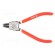 Pliers | for circlip | external | Pliers len: 180mm | straight image 2