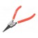 Pliers | for circlip | external | Pliers len: 180mm | straight image 1