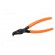 Pliers | for circlip | internal | 12÷25mm | Pliers len: 140mm | angular image 6