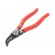 Pliers | for circlip | internal | 19÷60mm | Pliers len: 180mm | angular image 1