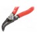 Pliers | for circlip | internal | 19÷60mm | Pliers len: 180mm | angular image 2