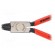 Pliers | for circlip | internal | 8÷13mm | Pliers len: 130mm | angular image 2