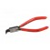 Pliers | for circlip | internal | 8÷13mm | Pliers len: 130mm | angular image 6