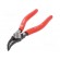 Pliers | for circlip | internal | 8÷13mm | Pliers len: 139mm | angular image 1