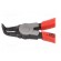 Pliers | for circlip | internal | 8÷13mm | Pliers len: 139mm | angular image 4