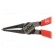 Pliers | for circlip | internal | 8÷13mm | Pliers len: 139mm | straight image 2