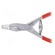 Pliers | for circlip without holes | 60÷160mm | Pliers len: 190mm image 3