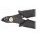 Pliers | cutting,miniature,curved | ESD | 160mm | blackened tool image 3