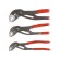 Kit: pliers | Pcs: 3 | adjustable,Cobra adjustable grip image 2