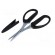 Scissors | for kevlar fibers cutting | 160mm image 2