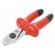 Pliers | insulated,side,cutting | without chamfer | 170mm | 1kVAC image 1