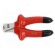 Pliers | side,cutting,insulated | without chamfer | 170mm | 1kVAC image 2