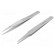 Kit: tweezers | universal | 2pcs | Type of tweezers: straight image 1