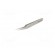 Tweezers | 115mm | Blades: curved | Blade tip shape: sharp | universal image 2