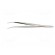 Tweezers | Tweezers len: 120mm | Blades: elongated,curved image 3