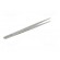 Tweezers | 140mm | Blades: elongated | Blade tip shape: rounded image 6