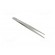 Tweezers | 140mm | Blades: elongated | Blade tip shape: rounded image 8