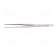 Tweezers | 145mm | Blades: straight | Blade tip shape: rounded фото 3