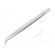 Tweezers | 150mm | Blades: curved | Blade tip shape: flat image 1