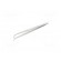 Tweezers | 150mm | Blades: curved | Blade tip shape: flat фото 2
