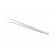 Tweezers | 150mm | Blades: curved | Blade tip shape: flat image 4