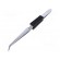 Tweezers | 160mm | Blades: curved | Blade tip shape: flat image 1