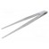 Tweezers | Tweezers len: 180mm | Blades: straight | Tipwidth: 3.5mm image 1