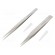 Kit: tweezers | for precision works | Blade tip shape: sharp | 2pcs. image 1