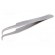 Tweezers | 100mm | for precision works | Blades: curved,narrowed image 1