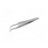 Tweezers | 100mm | for precision works | Blades: curved,narrowed image 2