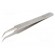 Tweezers | 105mm | for precision works | Blades: narrow,curved image 1