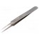 Tweezers | 110mm | for precision works | Blades: elongated,narrow image 1